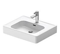 Duravit Soleil by Starck lavabo pour meuble, 600x480mm, avec trop-plein et trou pour robinet, 237760, 23776000001, Couleur: Blanc avec Wondergliss