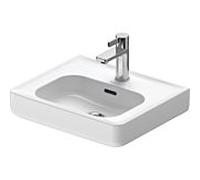 Duravit Soleil by Starck lave-mains, 450x380mm, avec trop-plein et trou pour robinet, 074445, 0744450000, Couleur: Blanc