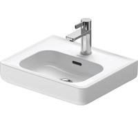 Duravit Soleil by Starck lave-mains, 450x380mm, avec trop-plein et trou pour robinet, 074445, 0744450000, Couleur: Blanc