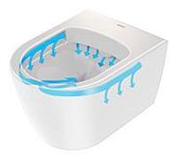 Duravit Soleil by Starck mural washdown WC 2590092000 37x48cm, 4,5 l, sans rebord, blanc HygieneGlaze