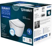 Duravit Soleil by Starck Set pour WC suspendu, fixation visible, 4586092, 45860920A1