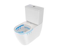 Duravit Soleil by Starck WC au sol, sans rebord, 650x370x415mm, 2, 20110900001, Couleur: Blanc avec Wondergliss
