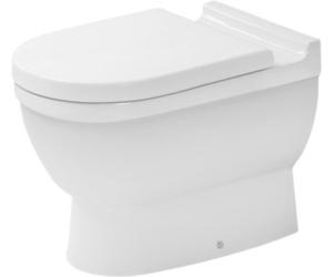 Duravit Stand lavable WC Starck 3 56cm, sortie horizontale, blanc, 01240900001, Couleur: Blanc avec Wondergliss