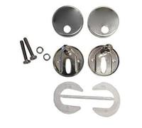 Fixation Abattant WC Duravit Set charnières avec SoftClose 43x43x62mm Chromé 0061381000
