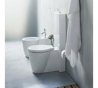 Duravit Cuvette de WC Starck 1 0233090064 compacte 41,5x64 cm 4,5 l pour réservoir apparent blanc