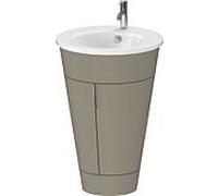 Duravit Starck 1 S1952009292 56x60x82,5cm, sur pied, gris pierre finition satinée