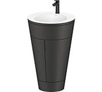 Duravit Duravit Meuble sous-lavabo c-bonded Set Starck 1 56x86,4x60,5cm, st, IB, G noir, gris mat s-matt Quantité:1