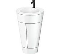 Duravit Duravit Meuble sous-vasque c-bonded Starck 1 56x86,4x60,5cm, st, IB, noir/blanc hgl Quantité:1
