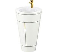 Duravit Starck 1, set c-bonded S19513O34360000 poignée bronze brossé, Ker.W.Sdm.m.HyG+