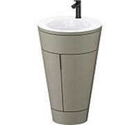 Duravit Duravit Meuble sous-lavabo c-bonded Set Starck 1 56x86,4x60,5cm, st, IB, G noir, st-g m Quantité:1