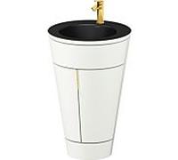 Duravit Duravit Meuble sous-lavabo c-bonded Set Starck 1 56x86,4x60,5cm, st, G g poli, bl. s-mat Quantité:1