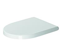 Duravit Abattant WC Starck 3 - Uréa-Duroplast, fermeture amortie, charnières inox, Blanc