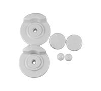 Duravit Starck 3 Jeu de tampons amortisseurs d’abattant WC, 1002260000,