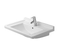 Duravit Starck 3 - Lavabo 70x49 cm, avec un trou pour robinet, blanc 0304700000
