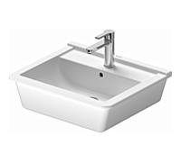 Duravit Starck 3 lavabo 56x46.5 cm rectangulaire encastrée blanc brillant 0302560000