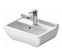 Duravit Starck 3 lave-mains 0750450000 45 x 32 cm, blanc, trou fileté et trop-plein