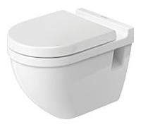Duravit Starck 3 mur WC 22150900001 Comfort WC , blanc, mirroir, hauteur de l'assise + 5 cm
