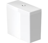Duravit Starck 3 réservoir de chasse apparent double + mécanisme intérieur 4,5L raccordement en bas à gauche blanc 0920100085