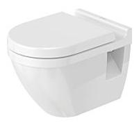 Duravit Starck 3 rondelle plate murale WC 2201092000 blanc, saillie de 54 cm, HygieneGlaze