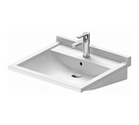 Duravit Lavabo Starck 3 60 x 54,5 cm rectangulaire PMR 1 trou Blanc 0309600000