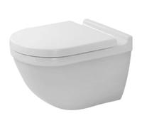 Duravit Starck 3 WC suspendu à fond creux 36x54cm avec fixation cachée et abattant frein de chute blanc 42250900a1