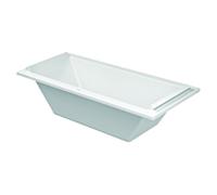 Duravit Starck baignoire 700338000000000 180 x 80 cm, blanc, version à encastrer