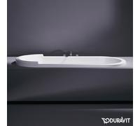 Duravit Oval baignoire Starck 180 x 80 cm, blanc, version Duravit