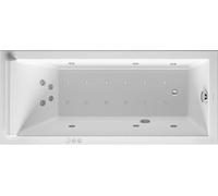 Duravit Starck Bains à remous, à encastrer, simple dos, bâti-support, garniture de vidage et de trop-plein chrome, Combi-Système P, 1600x700mm, 760333000CP1000