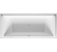 Duravit Duravit Baignoire balnéo Starck 180x80 cm, Air-Sys, version EB, 2 RS, blanche Quantité:1
