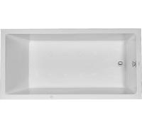 Duravit Starck Bains à remous, version à encastrer, simple dos, bâti-support, garniture de vidage et de trop-plein chrome, Air-System, 1800x900mm, 760050000AS0000