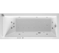 Duravit Starck Bains à remous, version à encastrer, simple dos, bâti-support, garniture de vidage et de trop-plein chrome, Combi-Système E, 1600x700mm, 760333000CE1000