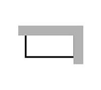 Duravit Starck revêtement de meubles ST891908282 pour coin droit, pour 700205, blanc, acrylique