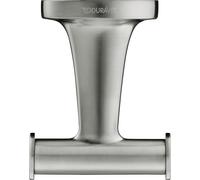 Duravit Starck T Crochet pour serviette, double, 0099307000, Couleur: acier inoxydable brossé
