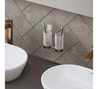 Duravit Starck T Gobelet à dents, double, montage mural, 0099480400