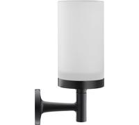 Duravit Starck T support à verre 0099314600 noir mat, montage mural, verre mat
