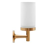 Duravit Starck T - Porte-brosse à dents et dentifrice, verre dépoli/bronze brossé 0099310400