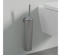 Duravit Brosse WC Starck T 0099467000 – Manche à visser – Acier inoxydable brossé