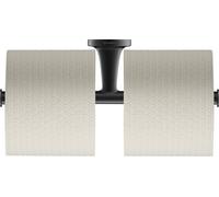 Duravit Starck T Porte-rouleau de papier, double, 0099384600, Couleur: Noir Mat