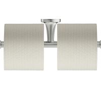 Duravit Starck T Porte-rouleau de papier, double, 0099387000, Couleur: acier inoxydable brossé