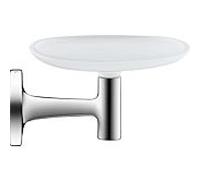 Duravit Starck T porte-savon chromé , verre mat