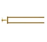 Duravit Starck T - Porte-serviettes double, pivotant, longueur 47 cm, doré 0099413400