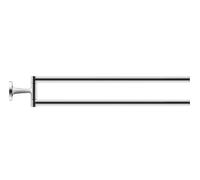 Duravit Porte-serviettes Starck T - 2 bras rotatif chrome 47 cm 0099411000