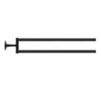 Porte-serviettes Duravit Starck T, 2 bras, 0099414600, Couleur: Noir Mat