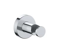 Duravit Support de douche UV0620007010 – rosace ronde, chrome brillant