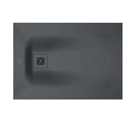Duravit Sustano - Receveur de douche 100x70 cm, DuraSolid, gris foncé mat 720272650000000