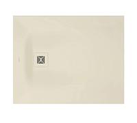 Duravit Sustano - Receveur de douche 100x80 cm, DuraSolid, crème matte 720273620000000