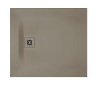 Duravit Sustano - Receveur de douche 100x90 cm, DuraSolid, crème matte 720274640000000
