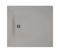 Duravit Sustano - Receveur de douche 100x90 cm, DuraSolid, gris mat 720274630000000