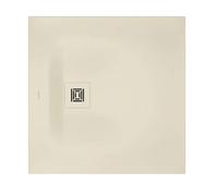 Duravit Sustano - Receveur de douche 80x80 cm, DuraSolid, crème matte 720269620000000