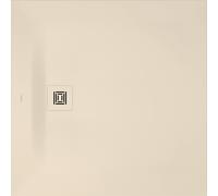 Duravit Sustano - Receveur de douche 100x100 cm, DuraSolid, crème matte 720275620000000